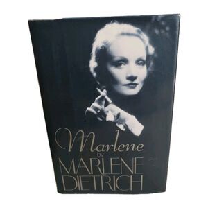 Marlene by Marlene Dietrich (1989, Hardcover) 1st Edition Translation